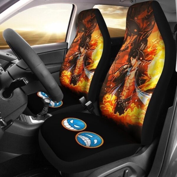 Portgas D. Ace One Piece Car Seat Covers