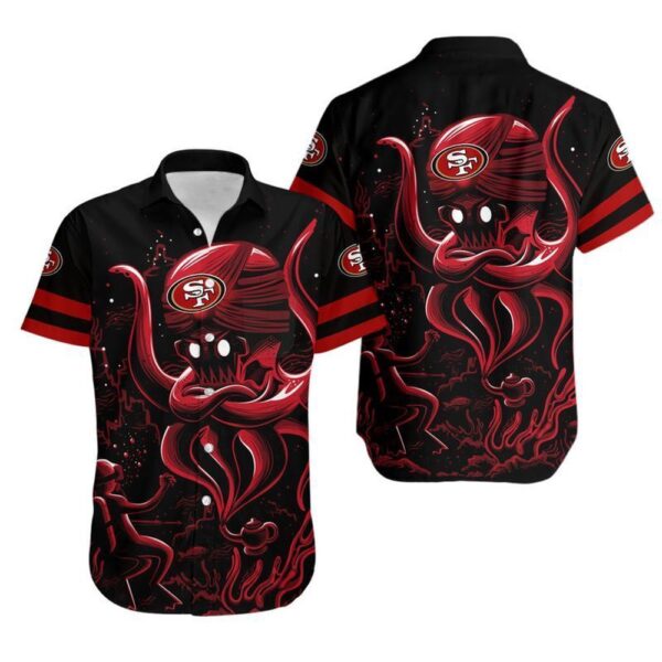 San Francisco 49ers Octopus Nfl  Hawaiian Shirt