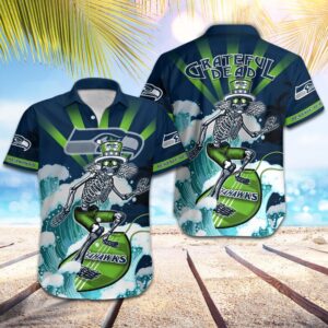 Seattle Seahawks NFL Team Hawaiian…