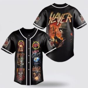 Slayer 3D Print Baseball Jersey…