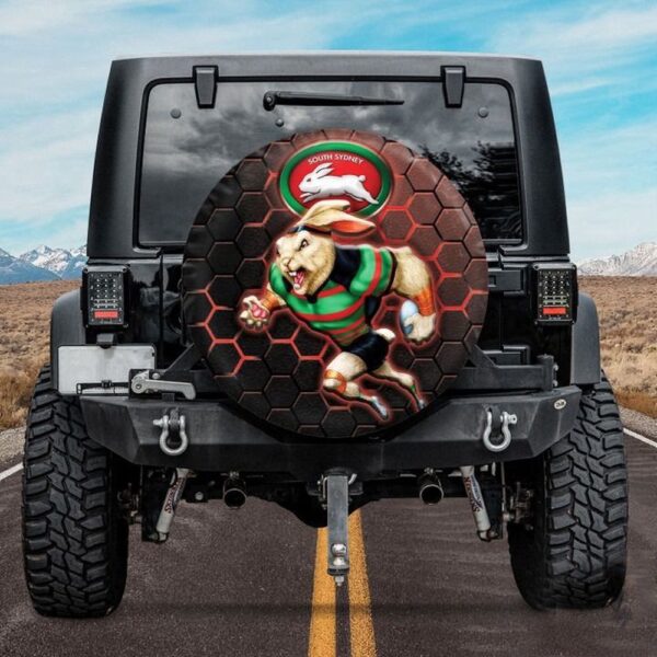 South Sydney Rabbitohs Nrl Mascot Spare Tire Cover Gift For Campers