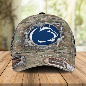 Sportwearmerch Penn State Nittany Lions NCAA Personalized Camo Pattern Classic Cap Gifts For Fans Sportswearmerch 1