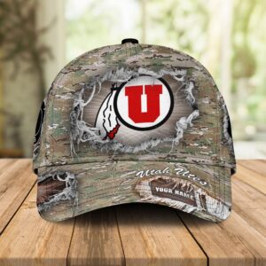 Sportwearmerch Utah Utes NCAA Personalized Camo Pattern Classic Cap Gifts For Fans Sportswearmerch 1