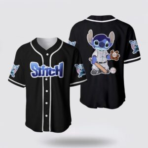 Stitch Baseball Player Disney Cartoon…