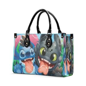 Stitch & Tootless Cartoon Women Leather Bag