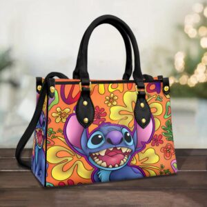 Stitch With Flowers Women Leather…