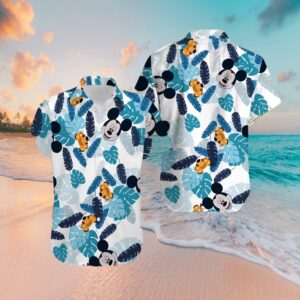 Summer Mickey Mouse Aloha Hawaiian Shirt