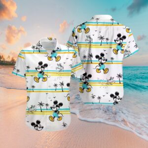 Summer Mickey Mouse Hawaiian Shirt