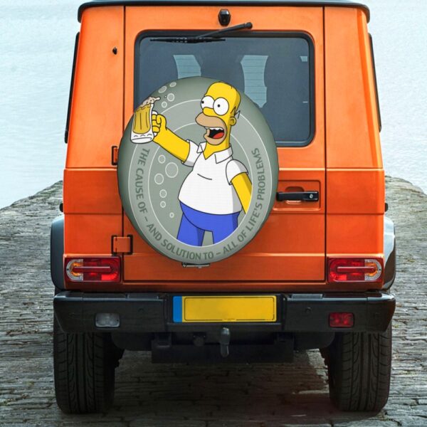 The Homer Simpsons Spare Tire Covers Gift For Campers