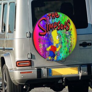 The Simpsons Cartoon Spare Tire Covers Gift For Campers