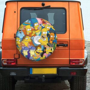 The Simpsons Character Spare Tire Covers Gift For Campers