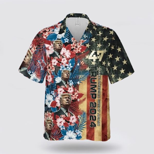 Trump 2024 Ill Be Back Hawaiian Shirt