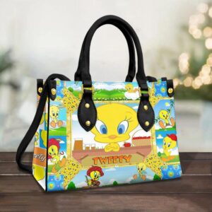 Tweety Bird Cartoon Women Leather…