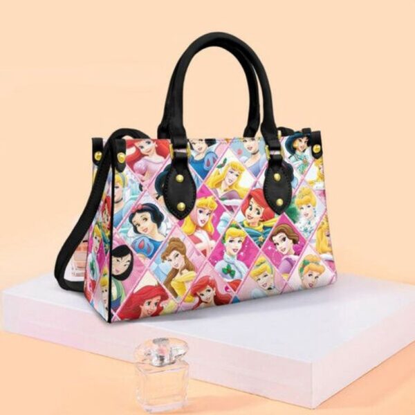 All Character Princess Disney Cartoon Leather Handbag