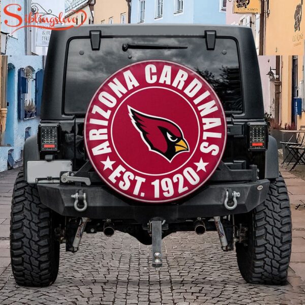 Arizona Cardinals Est 1920 Spare Tire Cover Gift For Campers