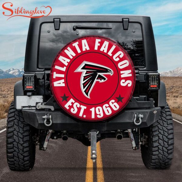 Atlanta Falcons Est 1966 Spare Tire Cover Gift For Campers