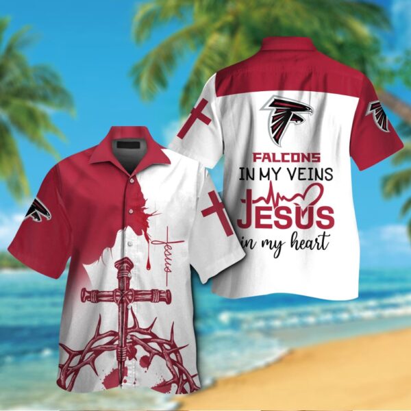 Atlanta Falcons NFL Jesus Aloha Hawaiian Shirt