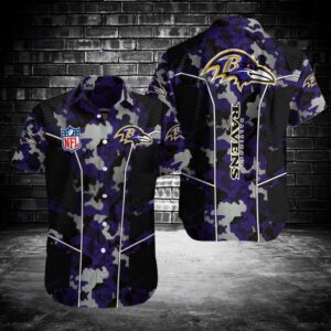 Baltimore Ravens NFL Camo Aloha…