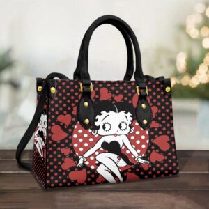 Betty Boop Cartoon Heart Leather…