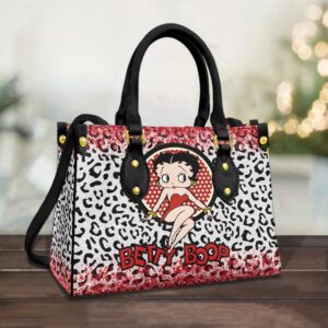 Betty Boop Cartoon Leopard Leather…