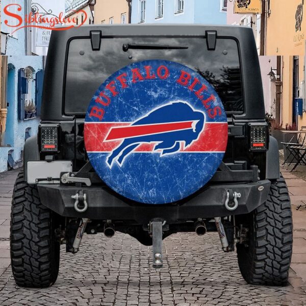 Buffalo Bills Big Logo Spare Tire Cover Gift For Campers