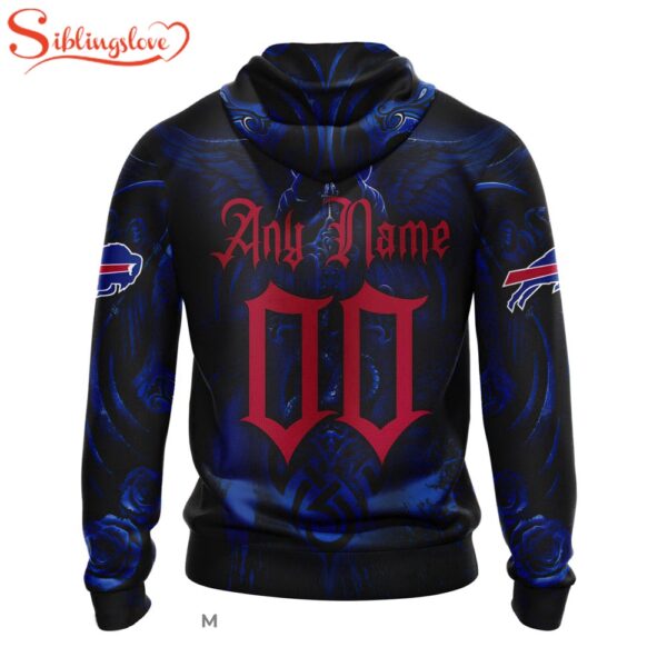 Custom Name And Number Buffalo Bills NFL Halloween All Over Print Hoodie Shirt