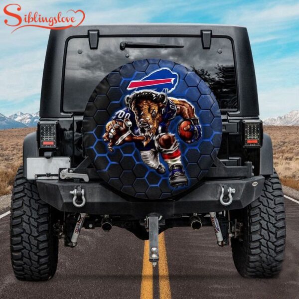 Buffalo Bills NFL Mascot Spare Tire Cover Gift For Campers