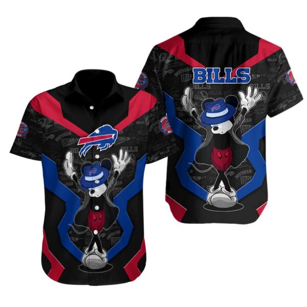 Buffalo Bills NFL Mickey Mouse Aloha Hawaiian Shirt