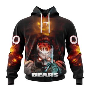 Chicago Bears NFL Halloween Badut Mematikan Personalized Hoodie T Shirt 1