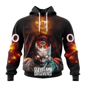 Cleveland Browns NFL Halloween Badut Mematikan Personalized Hoodie T Shirt 1