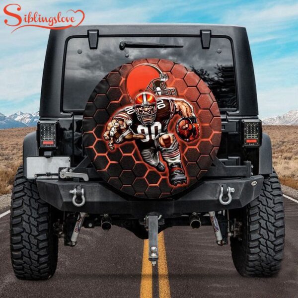 Cleveland Browns NFL Mascot Spare Tire Cover Gift For Campers