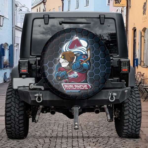 Colorado Avalanche NHL Mascot Spare Tire Cover Gift For Campers