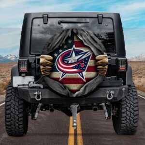 Columbus Blue Jackets American Flag…