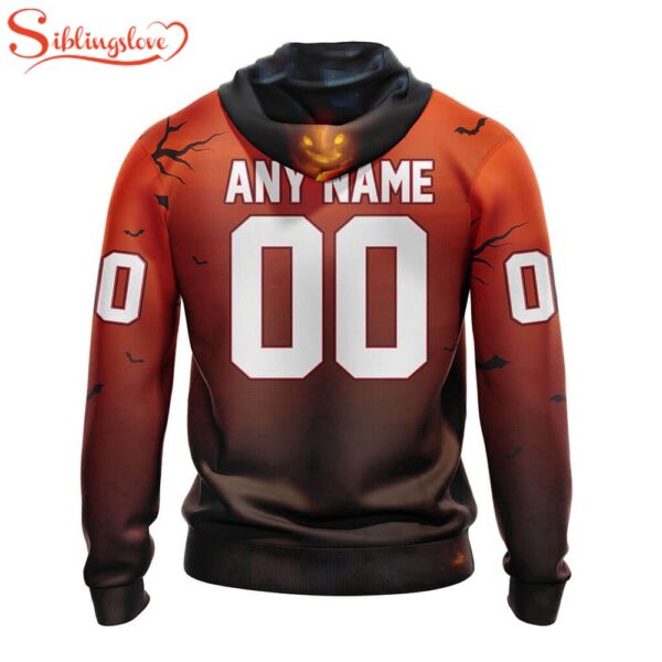 Custom Name And Number Arizona Cardinals Special Death Halloween Hoodie