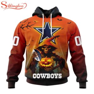 Custom Name And Number Dallas Cowboysls Special Death Halloween Hoodie 1