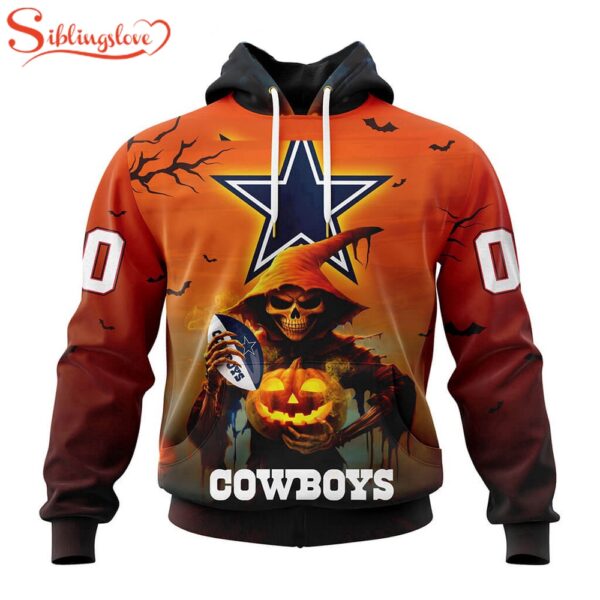 Custom Name And Number Dallas Cowboysls Special Death Halloween Hoodie