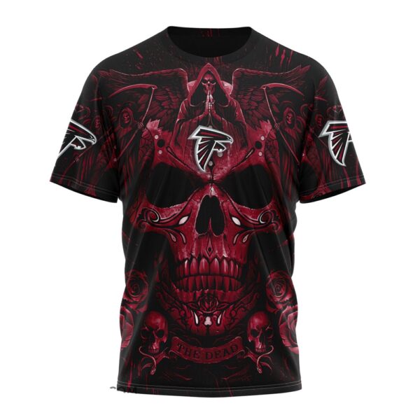 Custom Name And Number NFL Atlanta Falcons All Over Print T-Shirt For Fans