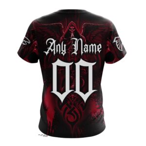 Custom Name And Number NFL Atlanta Falcons All Over Print T Shirt For Fans 2