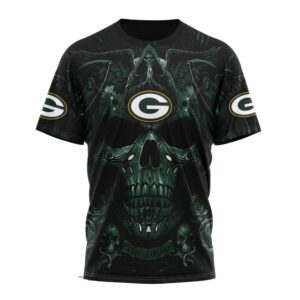 Custom Name And Number NFL Green Bay Packers All Over Print T Shirt For Fans 1