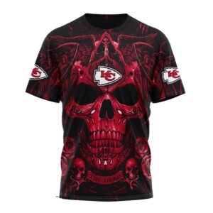 Custom Name And Number NFL Kansas City Chiefs All Over Print T Shirt For Fans 2