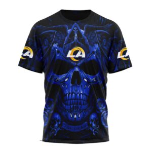 Custom Name And Number NFL Los Angeles Rams All Over Print T Shirt For Fans 1