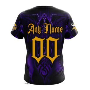 Custom Name And Number NFL Minnesota Vikings All Over Print T Shirt For Fans 2