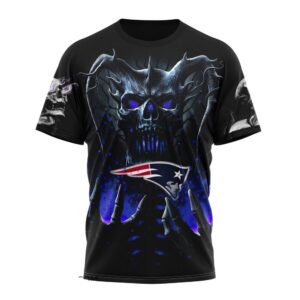 Custom Name And Number NFL New England Patriots All Over Print T Shirt For Fans 1