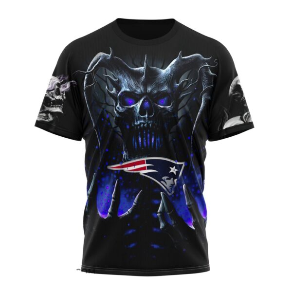 Custom Name And Number NFL New England Patriots All Over Print T-Shirt For Fans