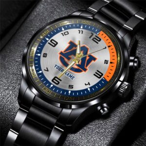 Custom Name Auburn Tigers NCAA Hand Watch Gifts For Fans 1