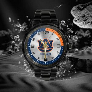 Custom Name Auburn Tigers NCAA Hand Watch Gifts For Fans 2