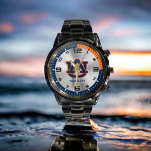 Custom Name Auburn Tigers NCAA Hand Watch Gifts For Fans 3