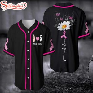 Custom Name Breast Cancer Peace…