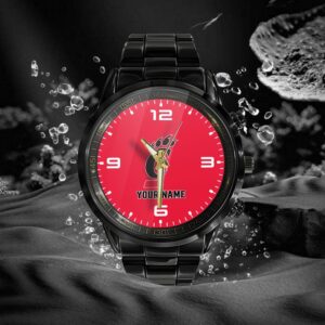 Custom Name Cincinnati Bearcats NCAA Black Hand Watch Gifts For Fans 2