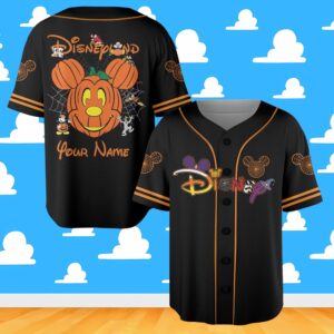 Custom Name Disneyland Halloween Baseball…